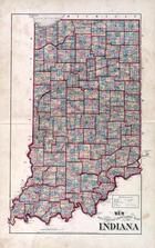 Indiana State Map, Porter County 1876